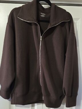 Old Navy Brown Bounce Fleece Zip Up